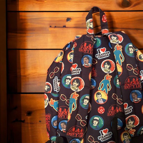 Stranger Things Upside Down Shadow Exclusive BackPack Friends Dont Lie Loungefly - Picture 3 of 13